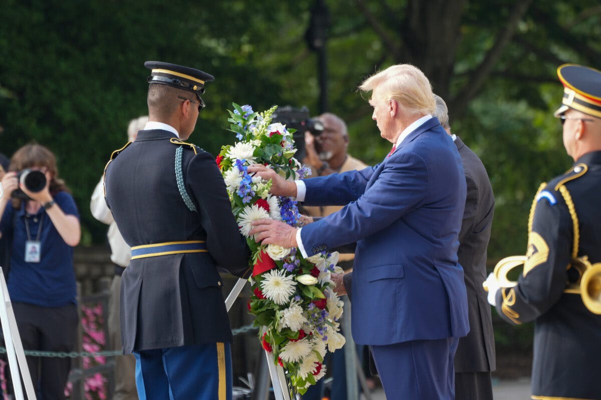 NextImg:Dems Beg Army For ‘Strong Official Response’ Over Trump Arlington Cemetery Dispute