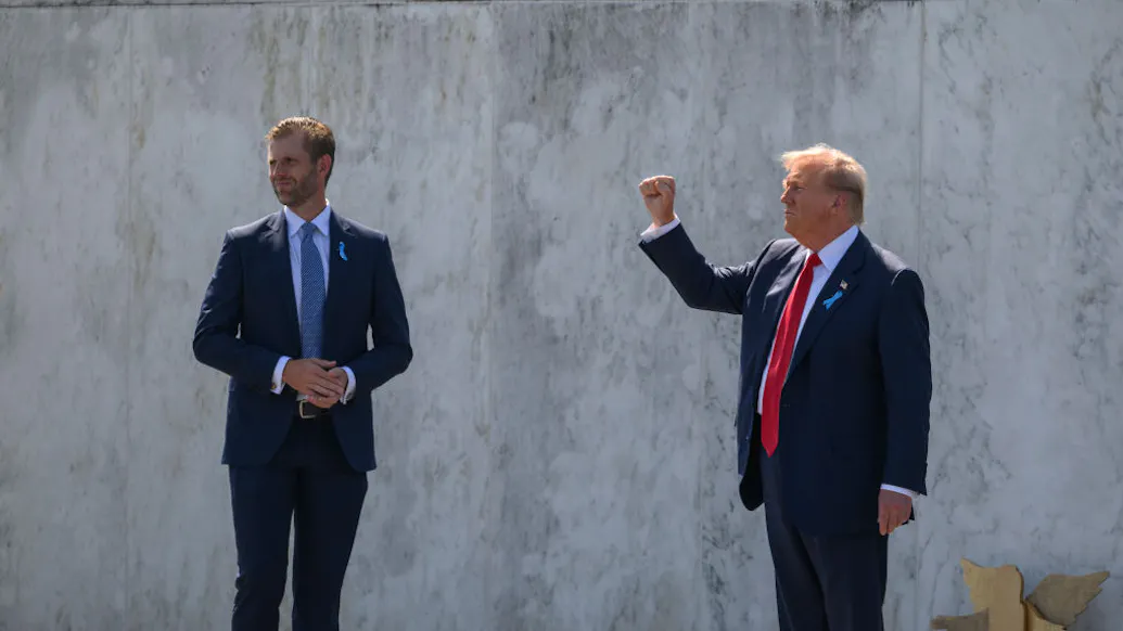 WATCH: Biden, Kamala, And Trump Visit Pennsylvania Firefighters