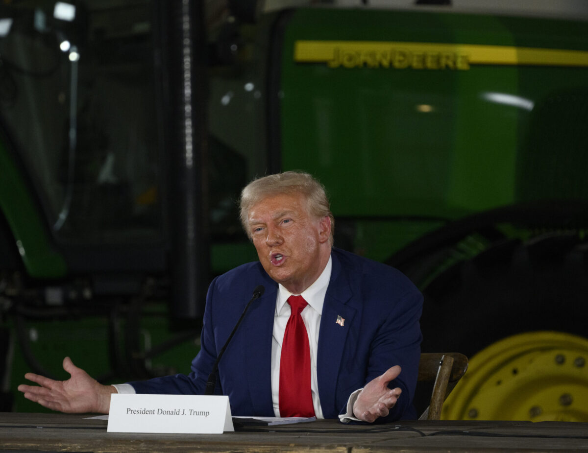 Trump Puts John Deere On Notice During Event With Farmers