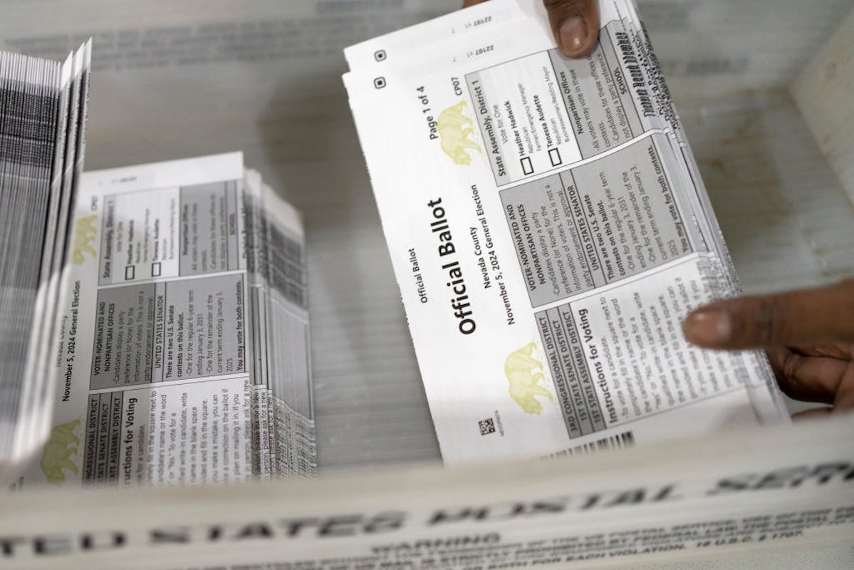 NextImg:Swing State Voters Receive Mail Ballots For Relatives Who Died, Moved Away