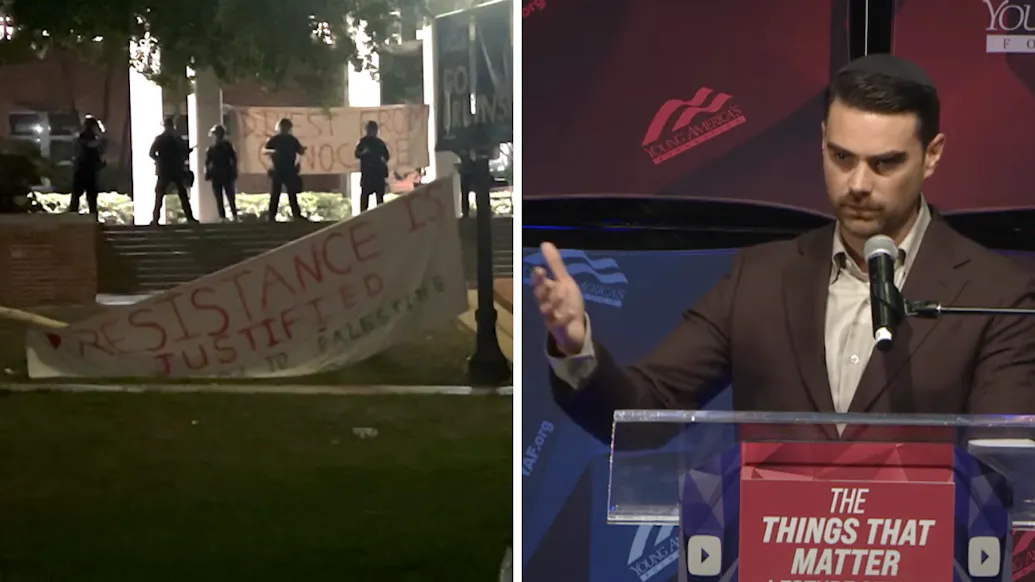 Ben Shapiro Slams UCLA For ‘Coddling’ A ‘Generation Of Losers’ As Students Protest Outside Speech