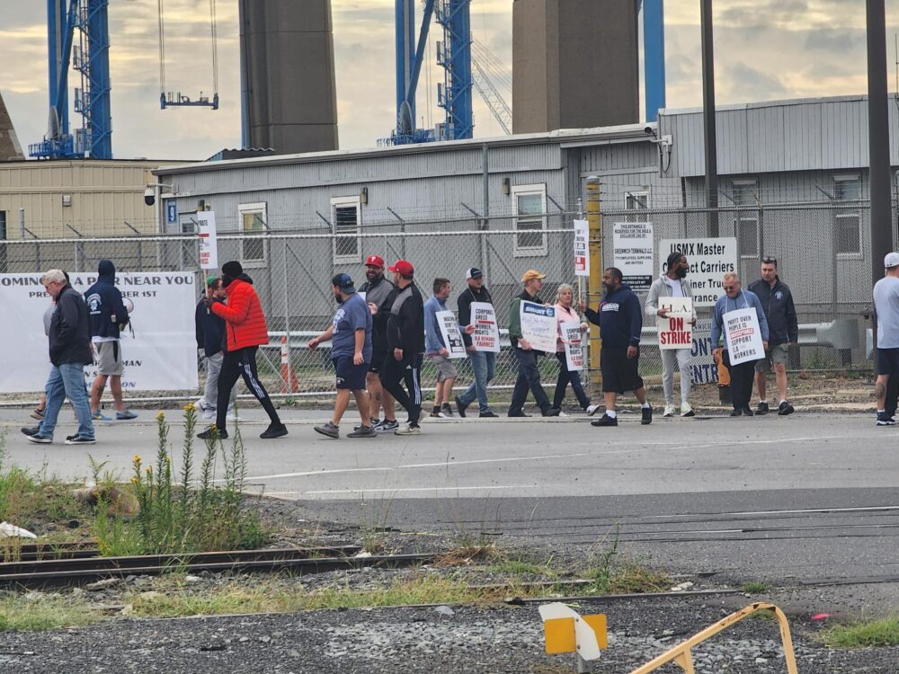 PHOTOS: Dockworker Strike Hits Philadelphia Port