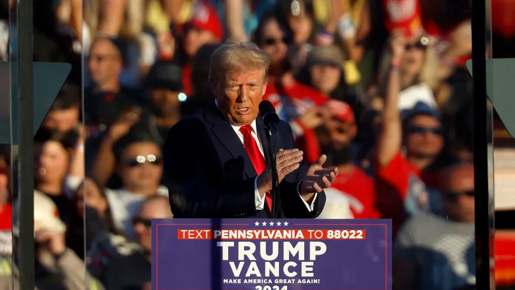 ‘As I Was Saying’: Trump Begins Butler Rally With Chart That Saved His Life