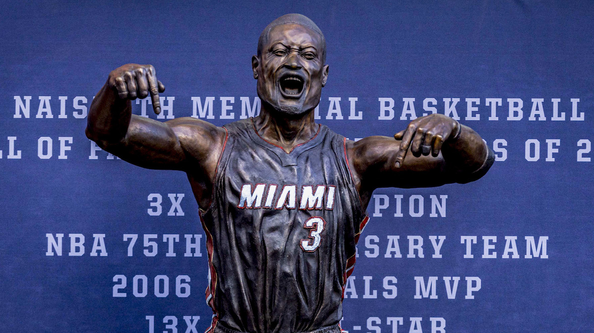 Dwyane Wade Statue Mocked By Fans Who Say It Looks Nothing Like Him