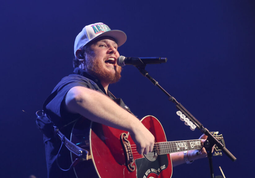 PHOENIX, ARIZONA - FEBRUARY 09: Luke Combs performs during Luke Combs Live from Arizona Financial Theatre for SiriusXM and Pandora on February 09, 2023 in Phoenix, Arizona. (Photo by Mike Coppola/Getty Images for SiriusXM)