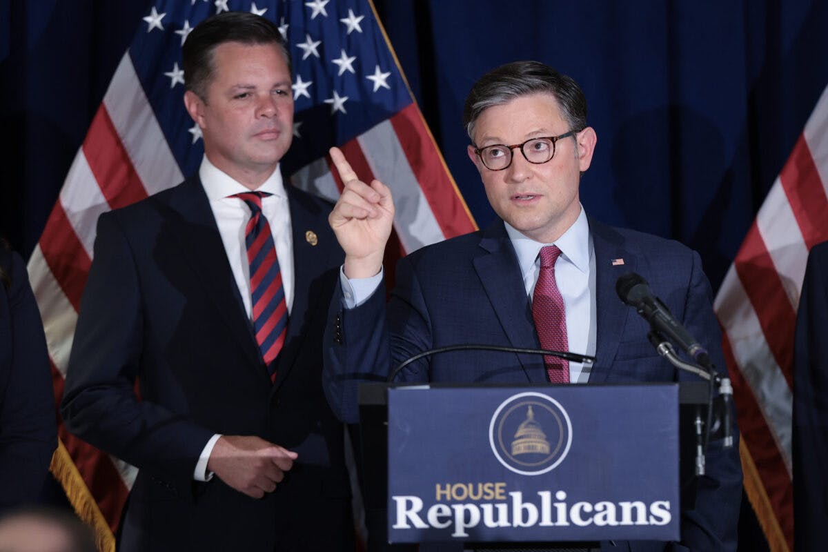NextImg:House GOP Leaders Tell Biden And Harris ‘Appeasement Has Failed’ After Iran Attack Israel Again