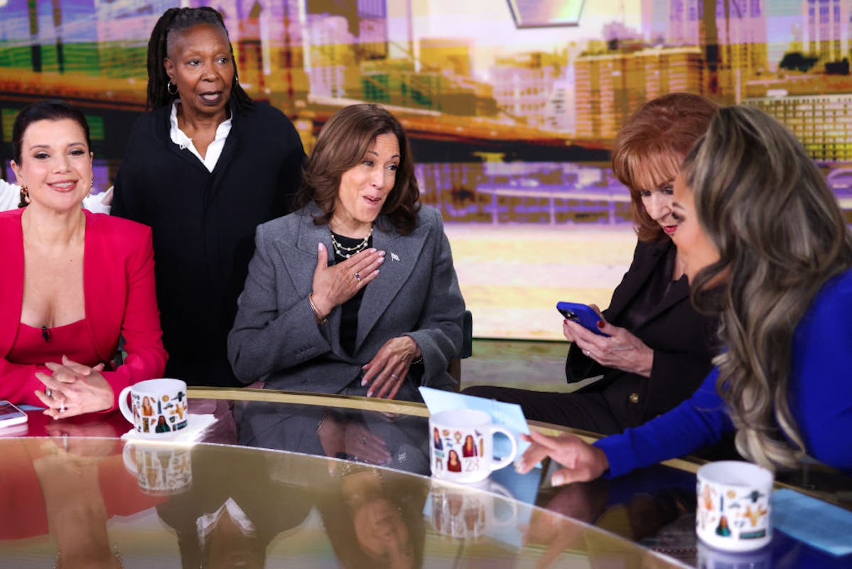 NextImg:‘Just To Add To Your List’: Kamala Joins ‘The View’ Hosts, Cackling And Trashing Trump