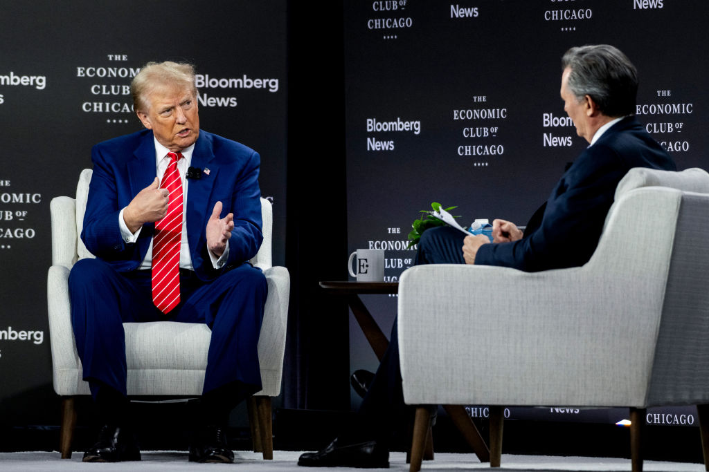 ‘Stupid People Made These Deals’: Trump Spars With Bloomberg Editor-In-Chief On Economy