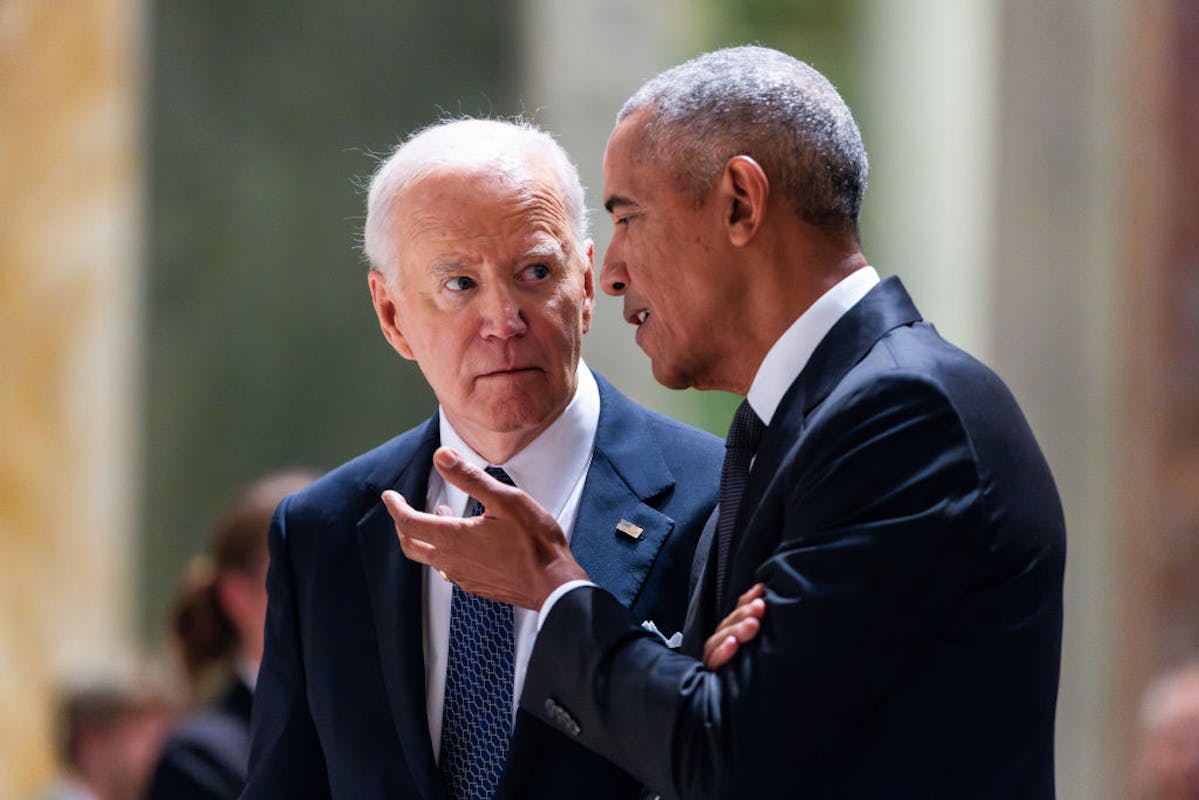 NextImg:Lip Reader Suggests Biden, Obama May Have Dissed Kamala At Ethel Kennedy’s Funeral