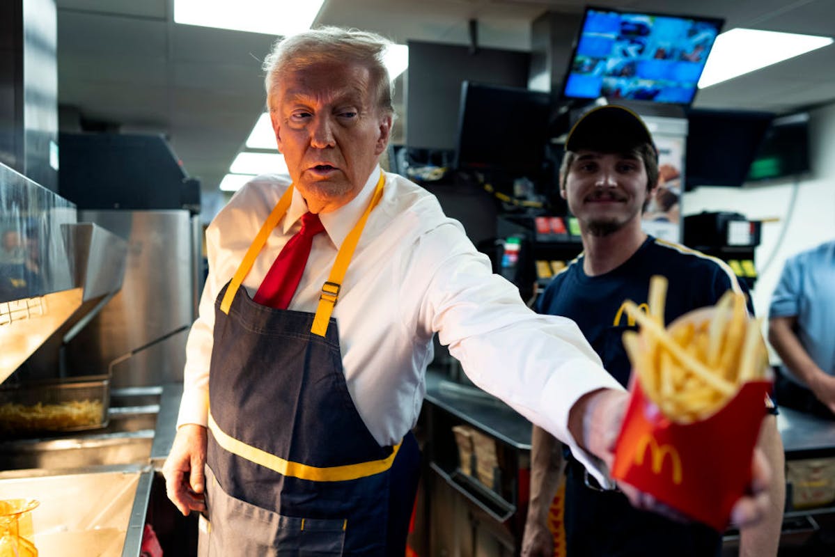 NextImg:The NYT Can’t Quit Donald Trump’s McDonald’s Visit, Says He Made Fries ‘Wrong’