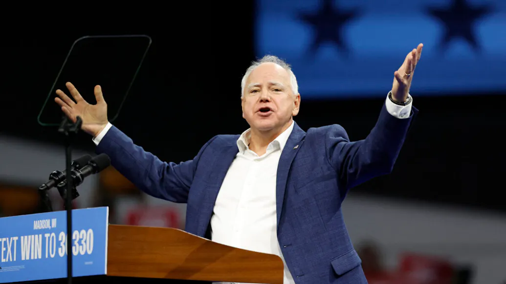Tim Walz Says Elon Musk Was ‘Skipping Like A Dips***’ At Campaign Rally