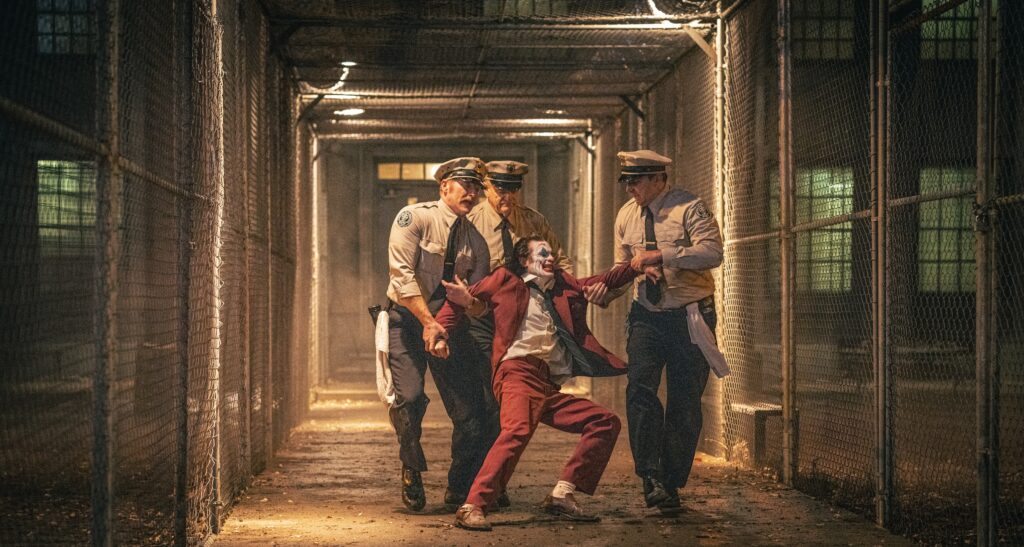 Joaquin Phoenix in “Joker: Folie à Deux” (2024). DC Entertainment. Warner Bros. Pictures. IMDB.