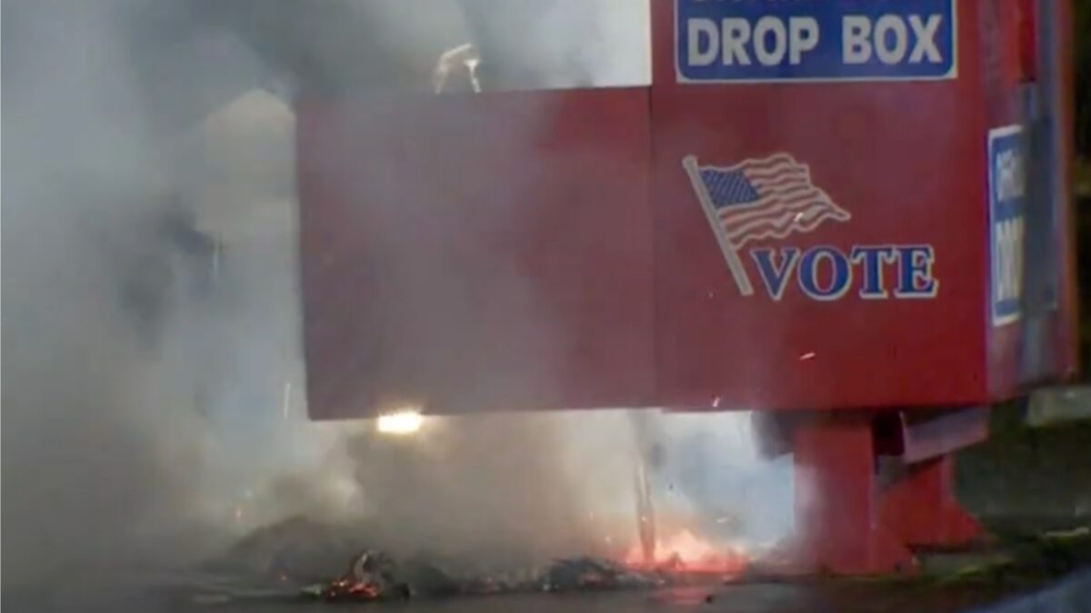 2 Ballot Drop Boxes Lit On Fire, Hundreds Of Ballots Likely Destroyed