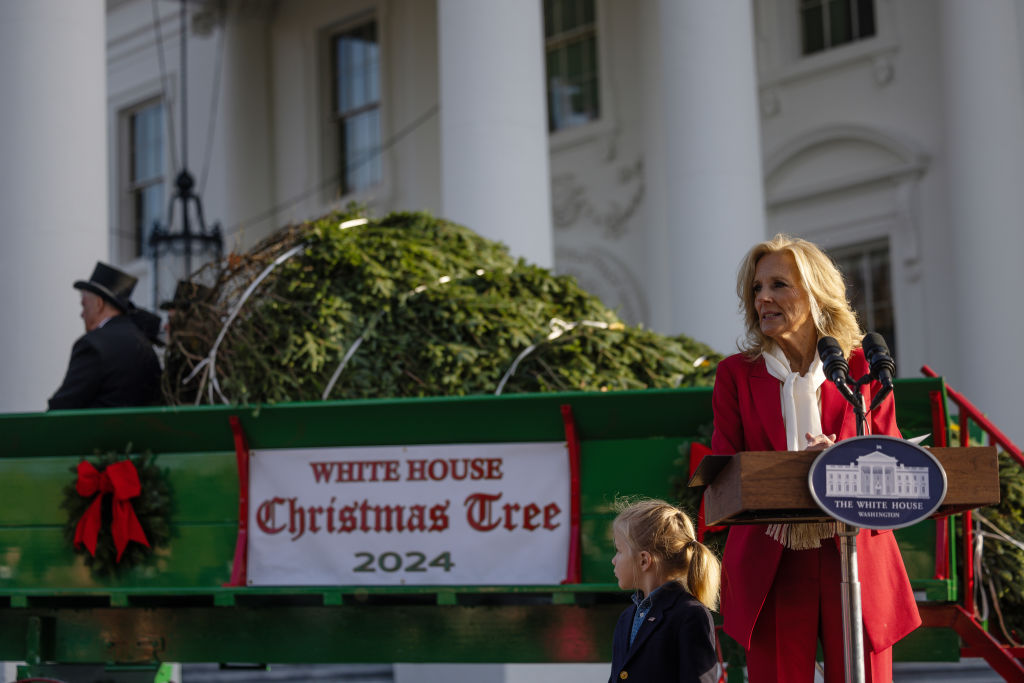 Jill Biden Trashed For Getting White House Christmas Tree From Farm Impacted By Hurricane Helene