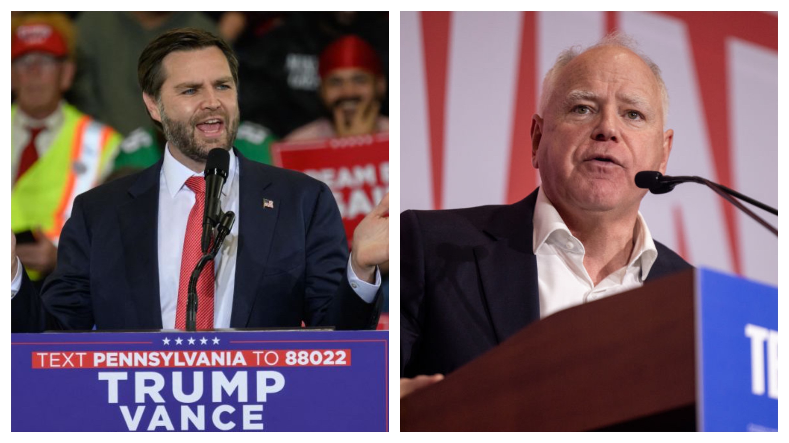 Vance, Walz Visit Same Wisconsin City In Rival Campaign Appearances