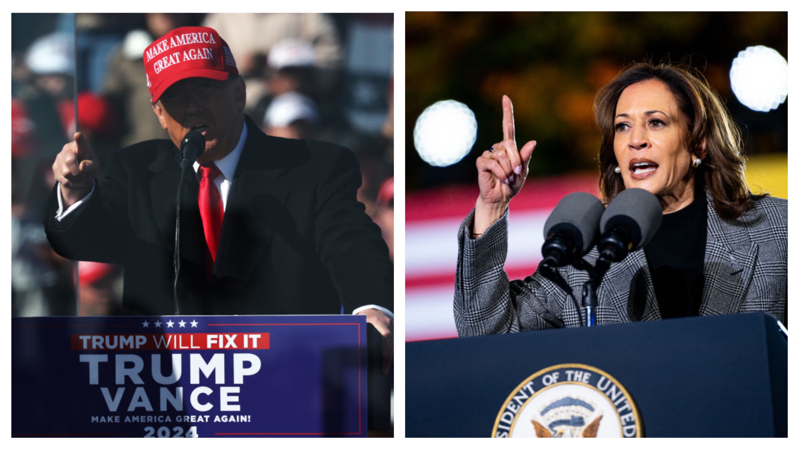 Here’s Where Trump And Kamala Will Spend Their Final Campaign Day