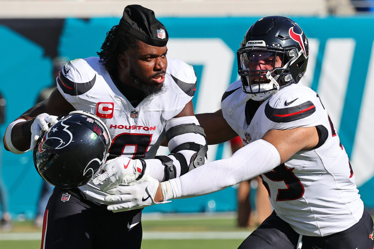 Texans Linebacker Suspended For Brutal Hit On Jaguars Trevor Lawrence