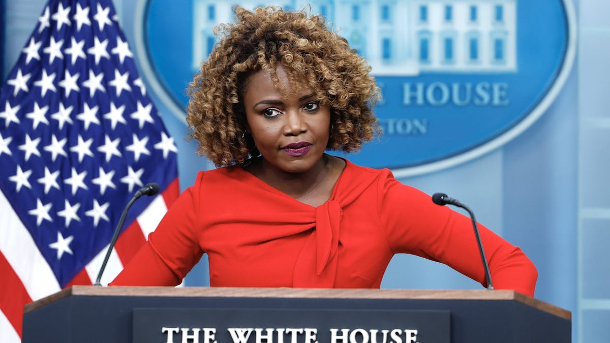 NextImg:Karine Jean-Pierre Snaps At Reporter When Confronted About Biden’s Lying To Public