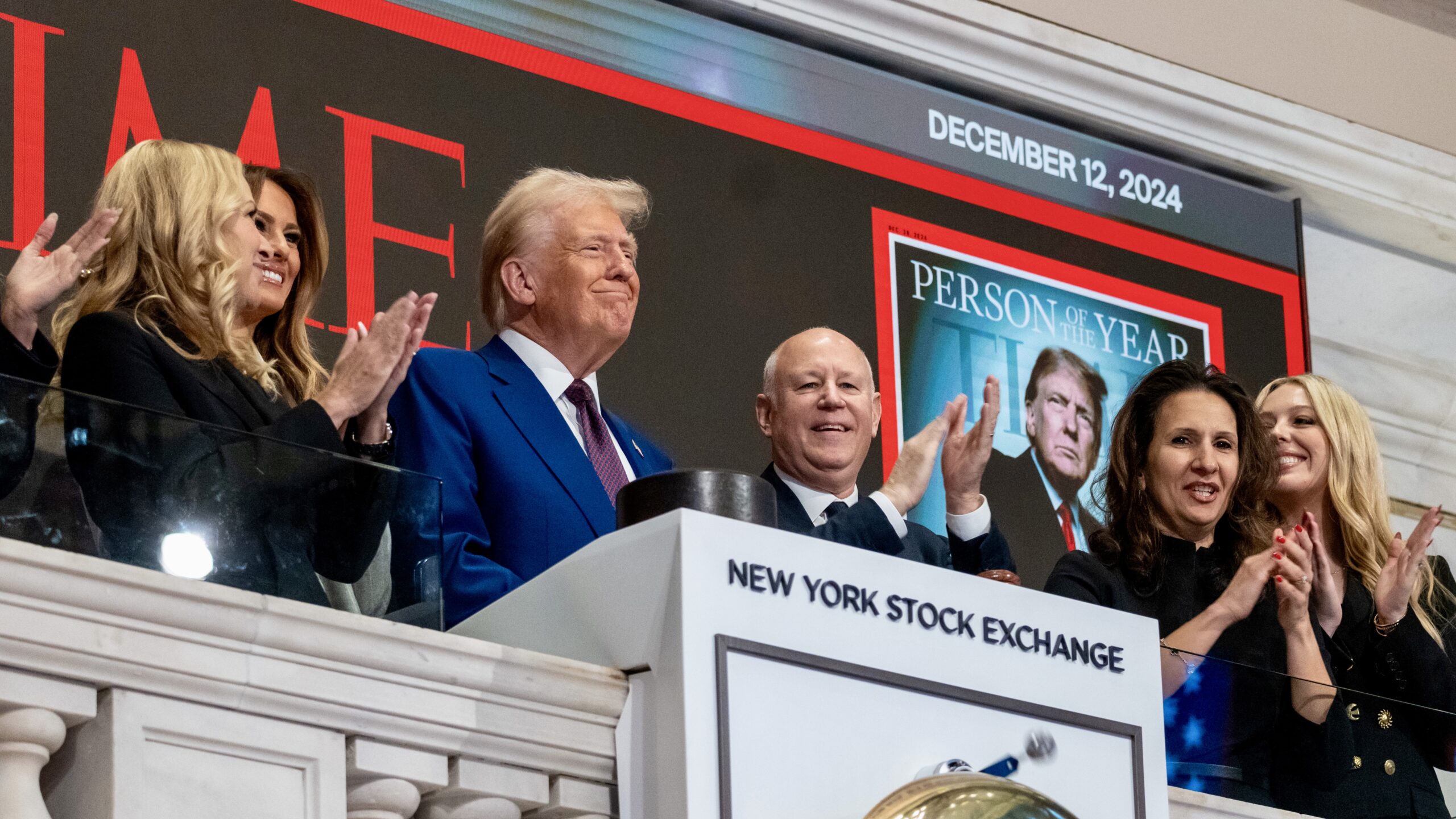 WATCH: Trump Rings Opening Bell At New York Stock Exchange