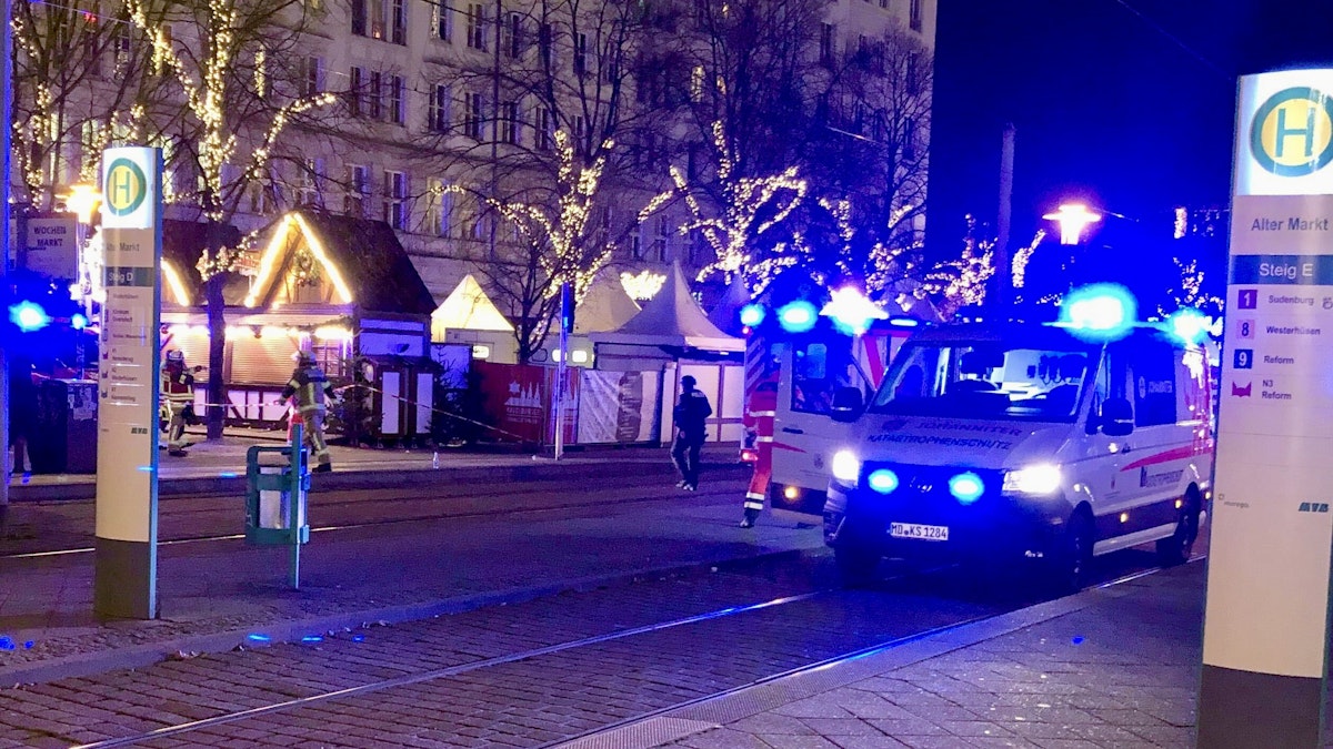 Car Plows Into Magdeburg Christmas Market