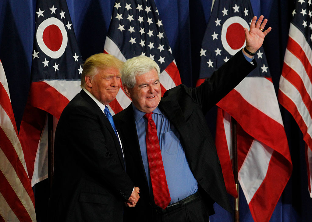 ‘A Mythic Figure’: Newt Gingrich, Scholar Of History, Lauds Trump