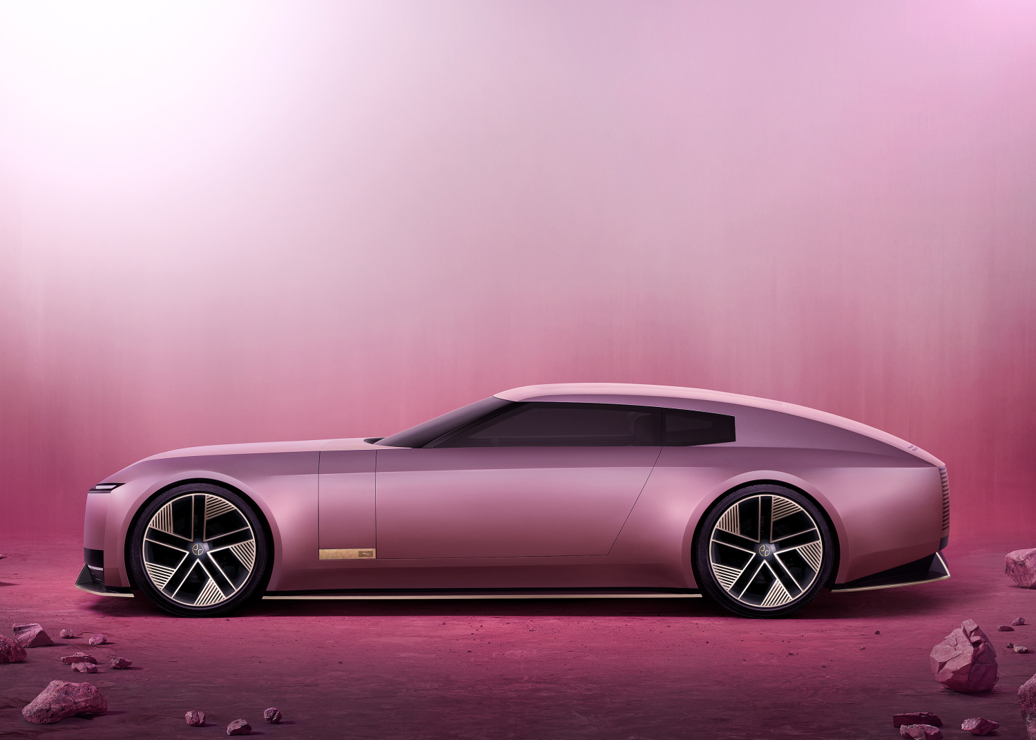 New Jaguar Concept Car Revealed, Mocked For Being ‘Pink Batmobile’