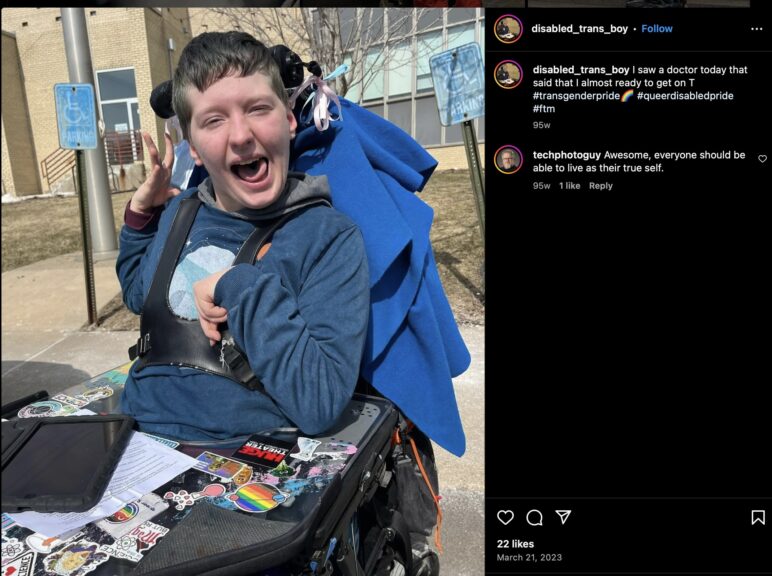 The Gender Ideology Movement Is Now Exploiting The Disabled For Clout