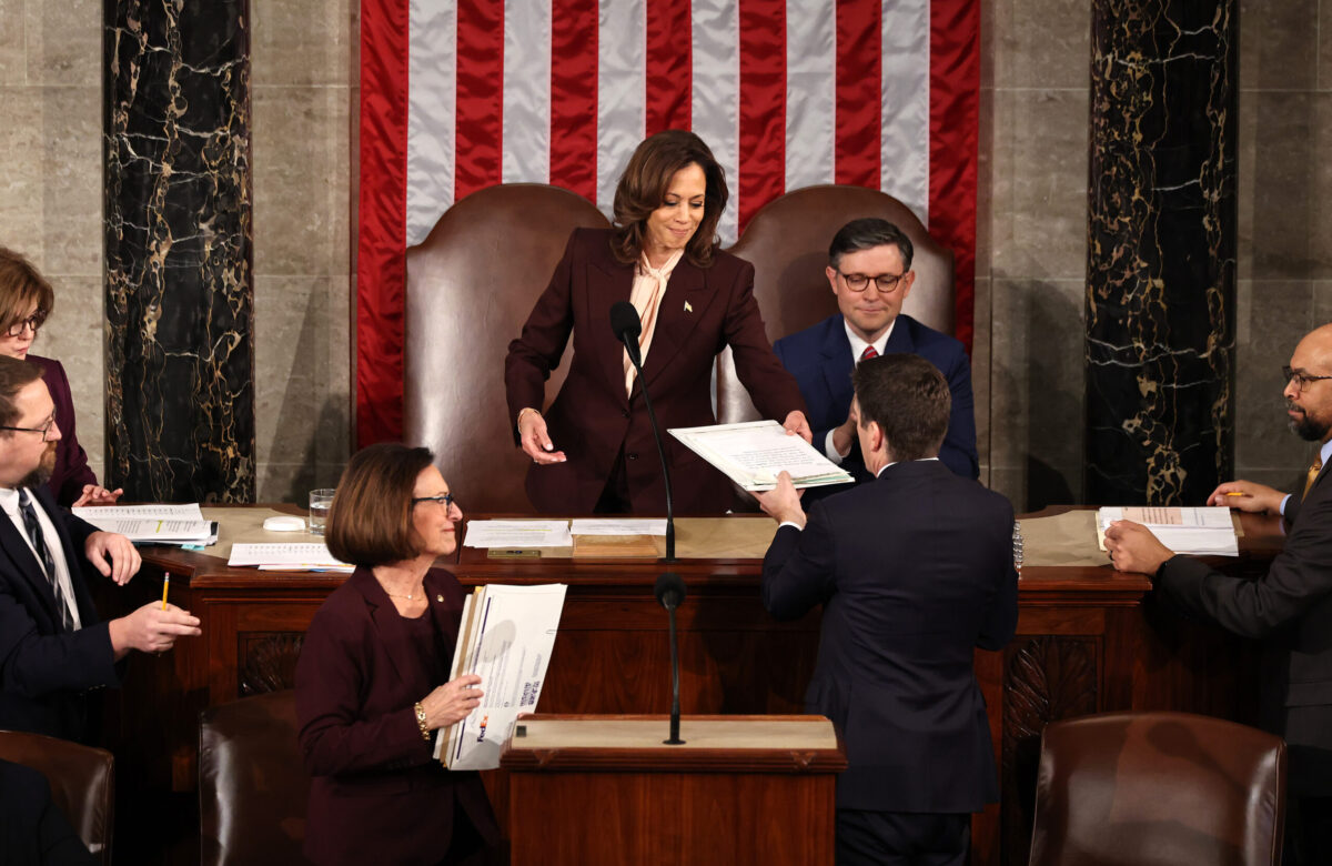 Kamala Presides As Congress Certifies Trump’s 2024 Victory