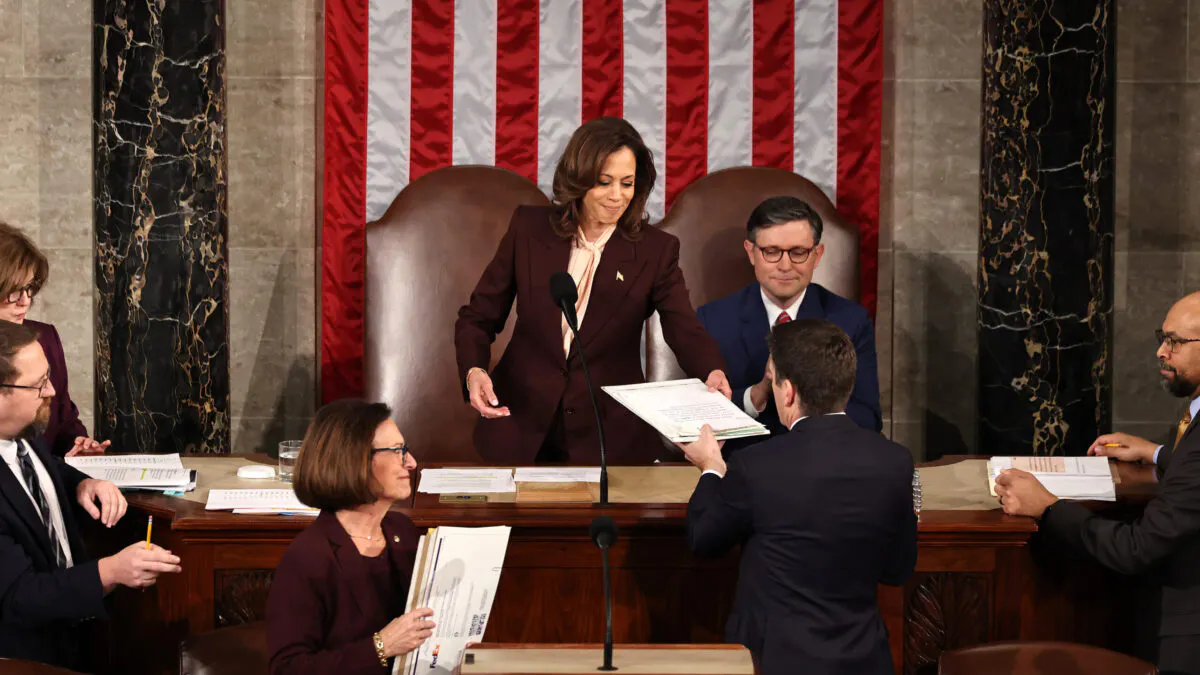 Kamala Presides As Congress Certifies Trump’s 2024 Victory