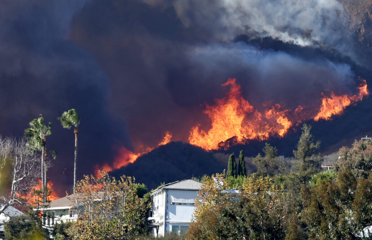 Los Angeles-Area Neighborhood Goes Up In Flames As ‘Wind-Driven’ Blaze Rages