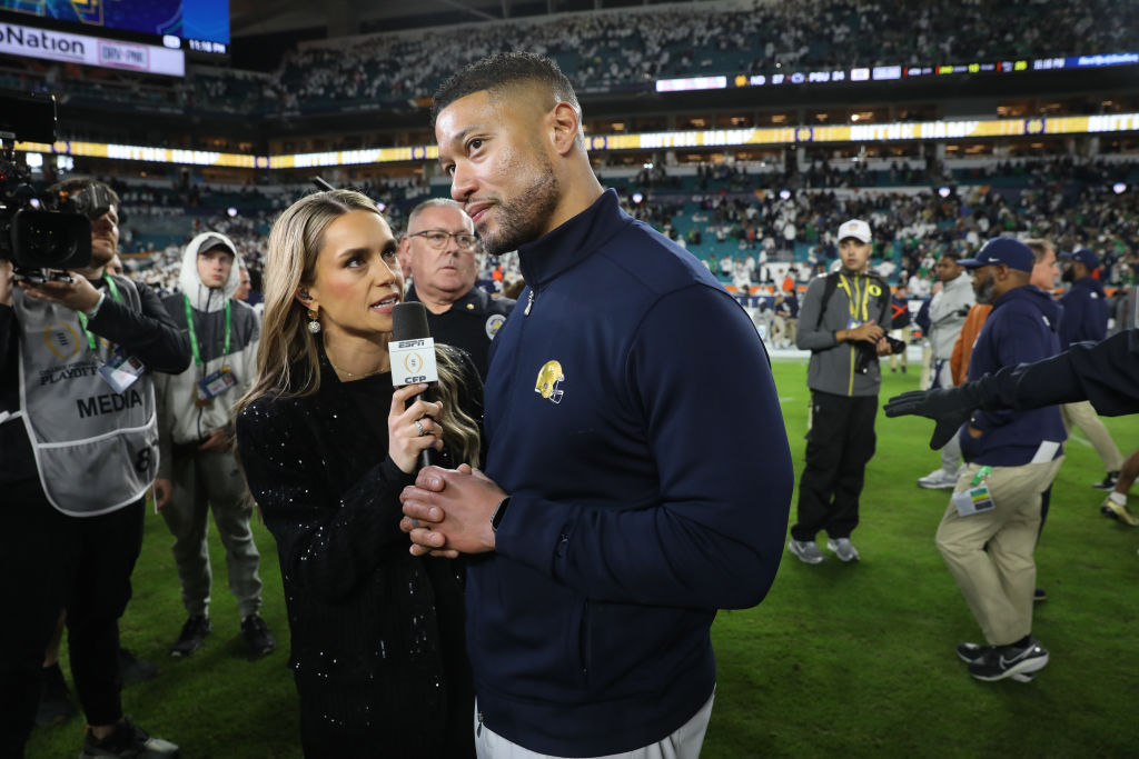 ‘Class Act’: Notre Dame Coach Swats Away ESPN Reporter’s Race Question After Orange Bowl Win