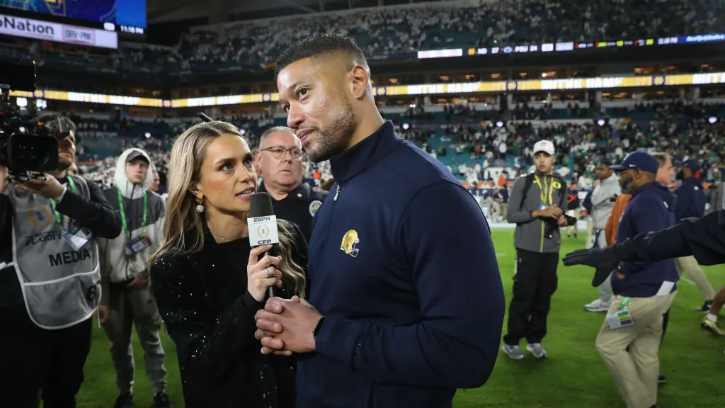 ‘Class Act’: Notre Dame Coach Swats Away ESPN Reporter’s Race Question After Orange Bowl Win
