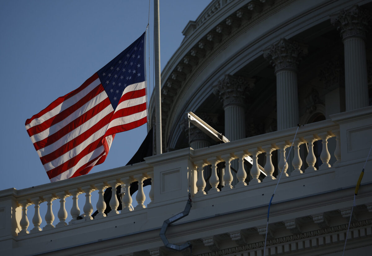 Speaker Johnson Orders Flags At U.S. Capitol To Fly At Full-Staff For Trump’s Inauguration