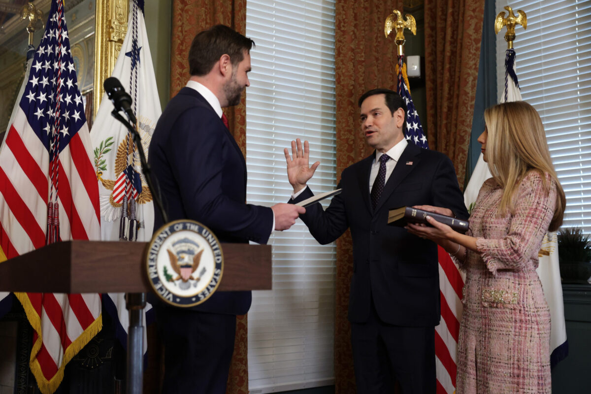 Marco Rubio Sworn In, Says War In Ukraine Must End