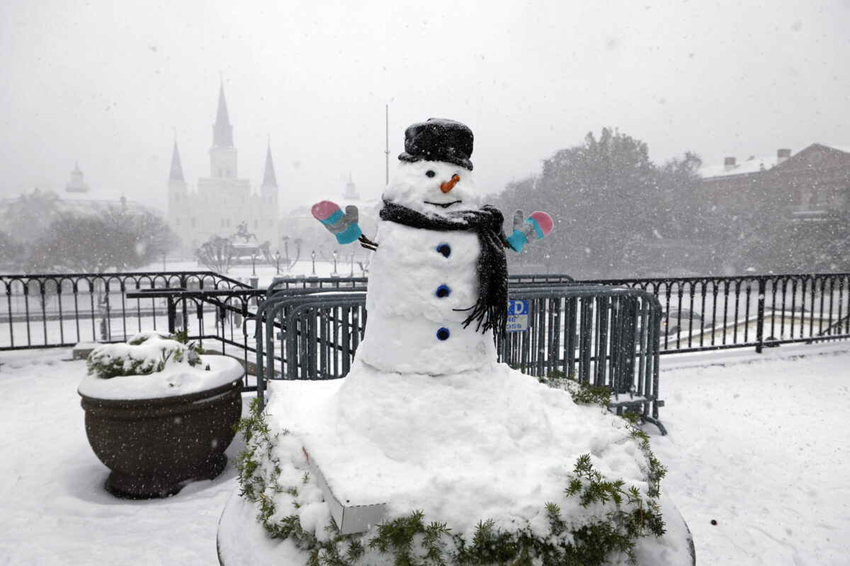 Parts Of Florida And Louisiana Have More Snow Than South Dakota