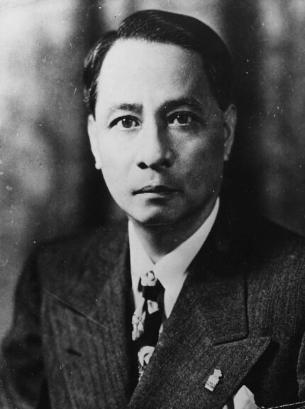 Portrait of Manuel Roxas, President of the Philippines, circa 1946. (Photo by Keystone Features/Hulton Archive/Getty Images)