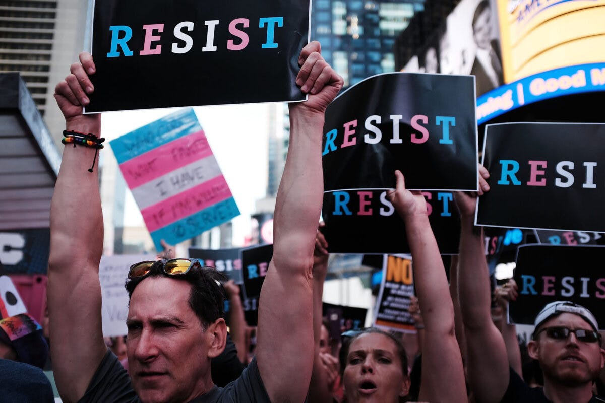 NextImg:Court Battle Begins Over Trump’s Ban On Trans Troops