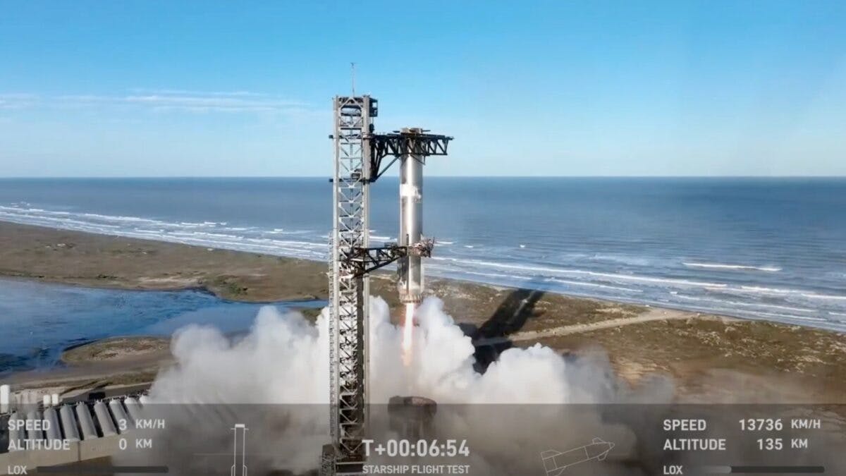 NextImg:WATCH: SpaceX Successfully Catches Second Super Heavy Booster