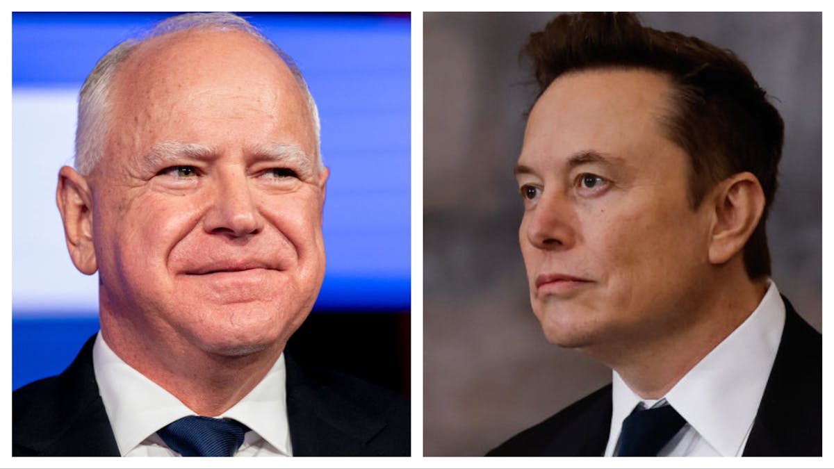 NextImg:Walz Says Musk Performed Nazi Salute. Musk Says He’ll Sue ‘Creepy’ Clown.