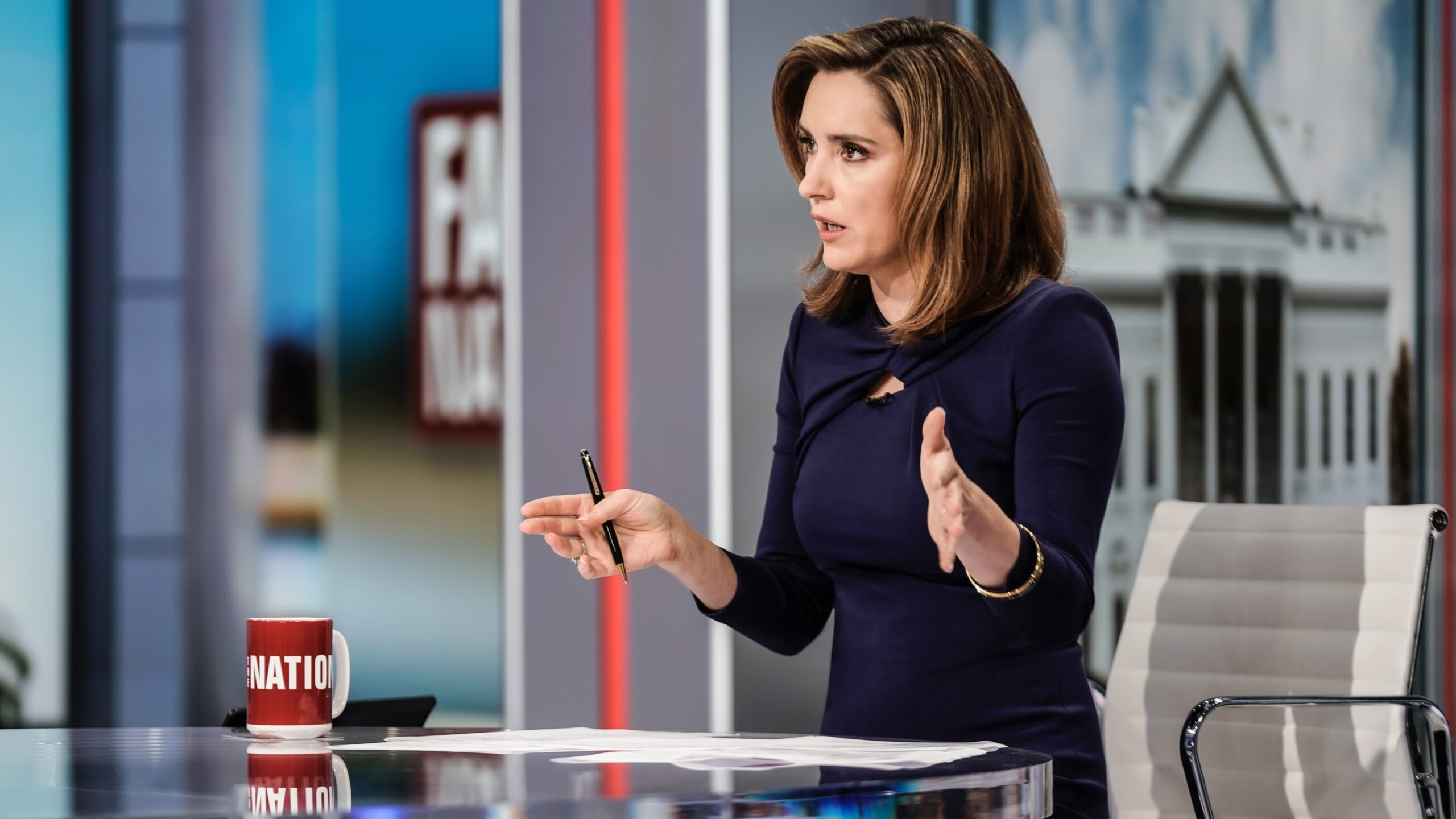 Margaret Brennan Pivots During Interview After Brian Mast Shows Evidence Of Wasteful Spending