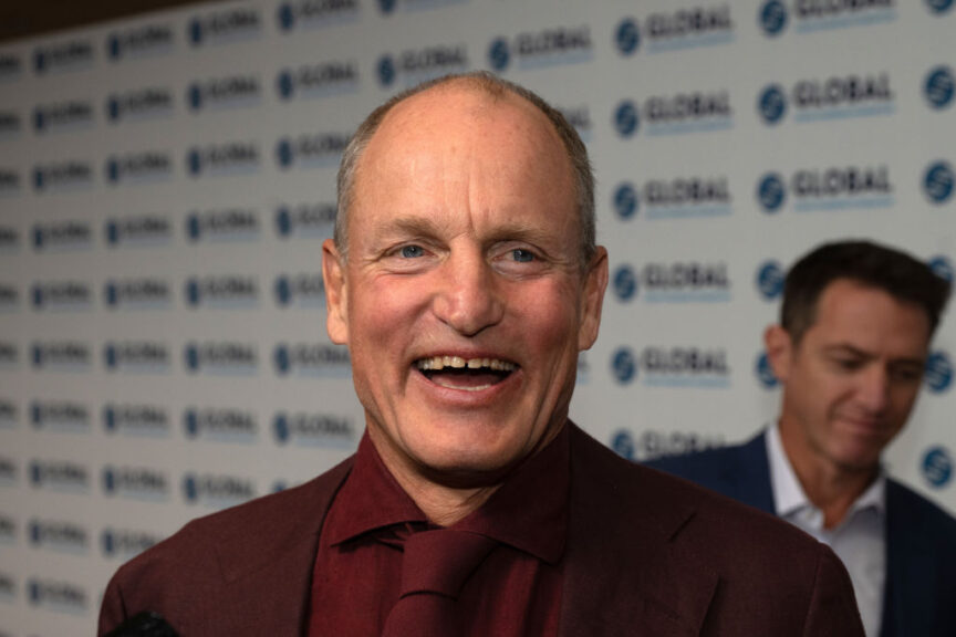 DENVER, COLORADO - NOVEMBER 16: Woody Harrelson attends the Global Down Syndrome Foundation's 16th Annual Be Beautiful Be Yourself Fashion Show at Sheraton Downtown Denver Hotel on November 16, 2024 in Denver, Colorado. (Photo by Tom Cooper/Getty Images for Global Down Syndrome Foundation)