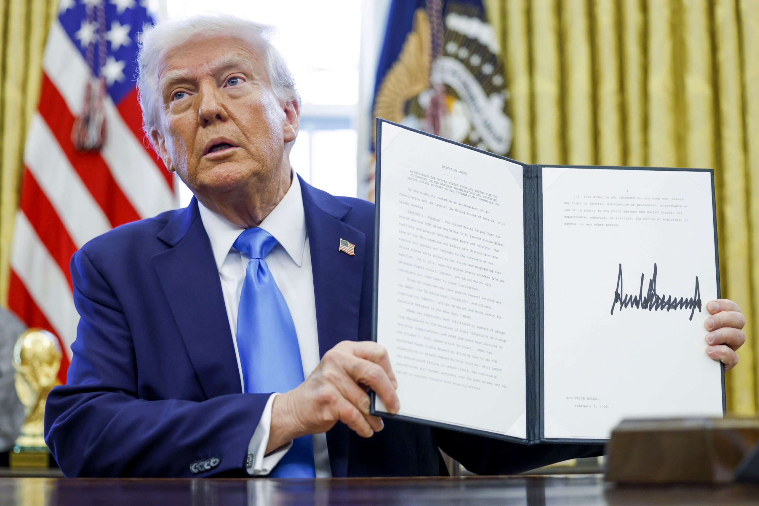 Trump Signs Executive Order Imposing Tariffs On Steel And Aluminum