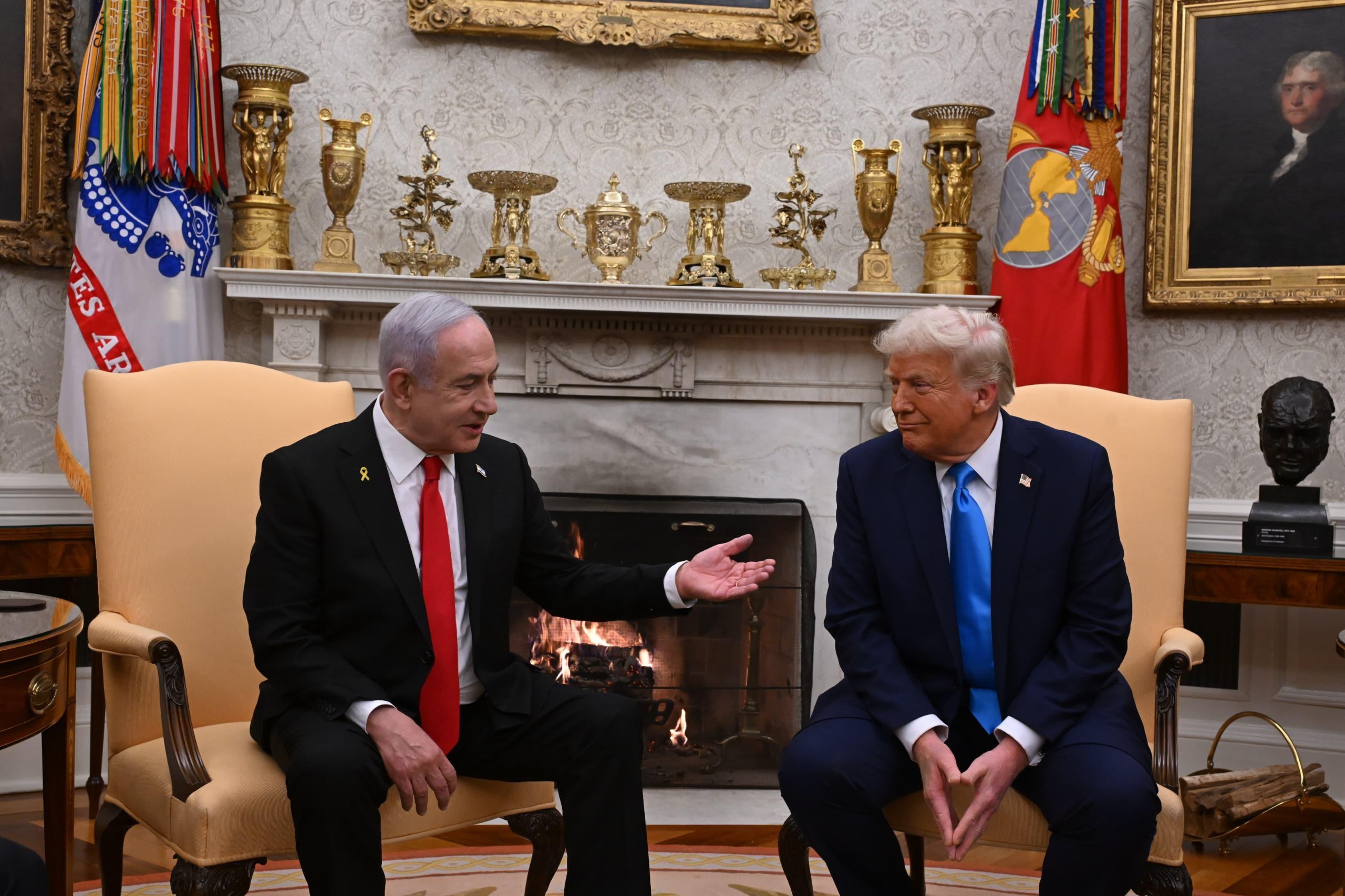 Trump Says He Wants To Permanently Relocate All Gazans In Meeting With Netanyahu 