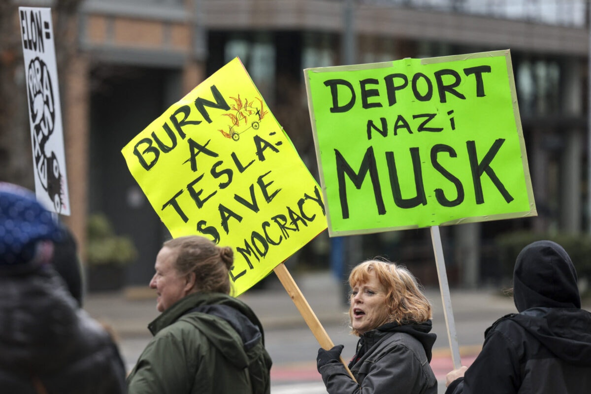 NextImg:Trans-Identifying Man Arrested On Felony Charges For Explosives At Tesla Dealership