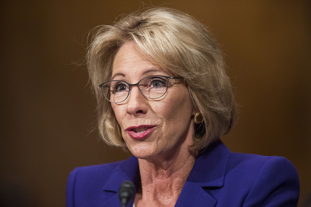 Betsy DeVos Calls For Education Department To Be Shut Down