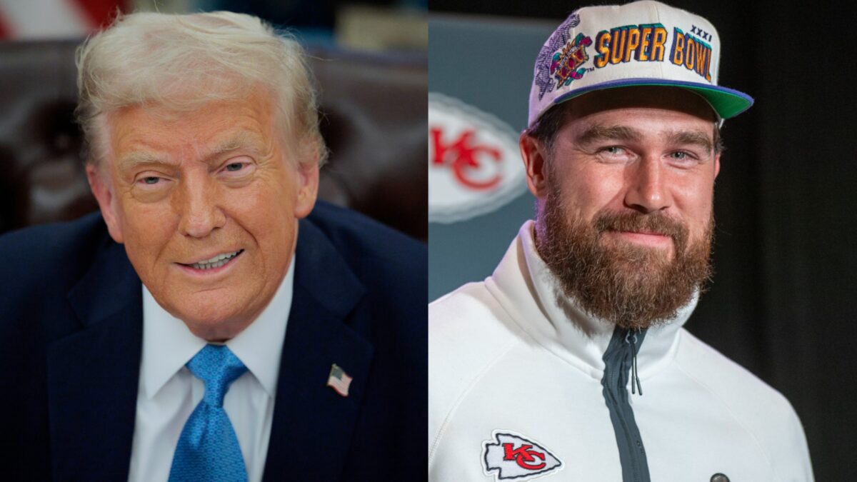 Trump Previews Super Bowl LIX, Calls Travis Kelce ‘Absolute Best Tight End’ In NFL History