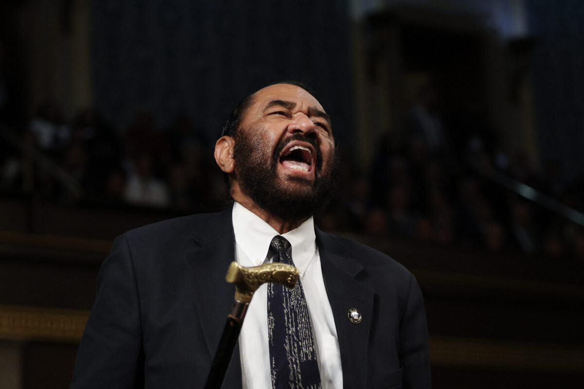 10 Dems Join GOP To Censure Rep. Al Green For Heckling Trump