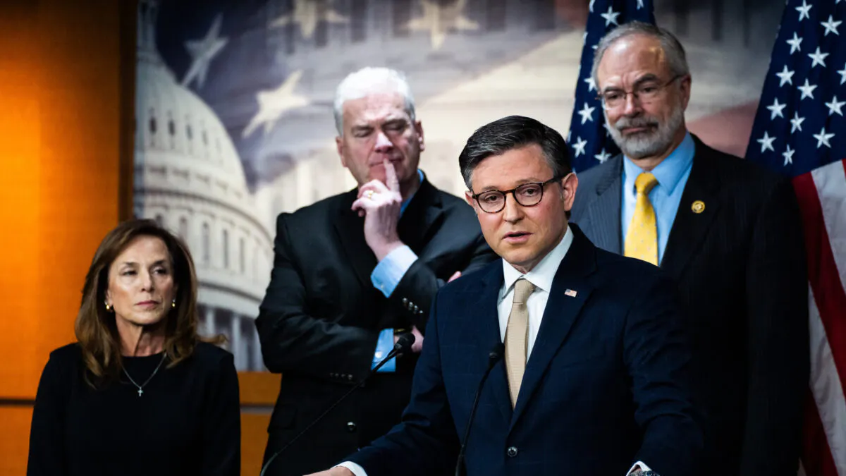 Speaker Johnson Touts GOP’s ‘Team Effort’ While Dems Fall Into Disarray