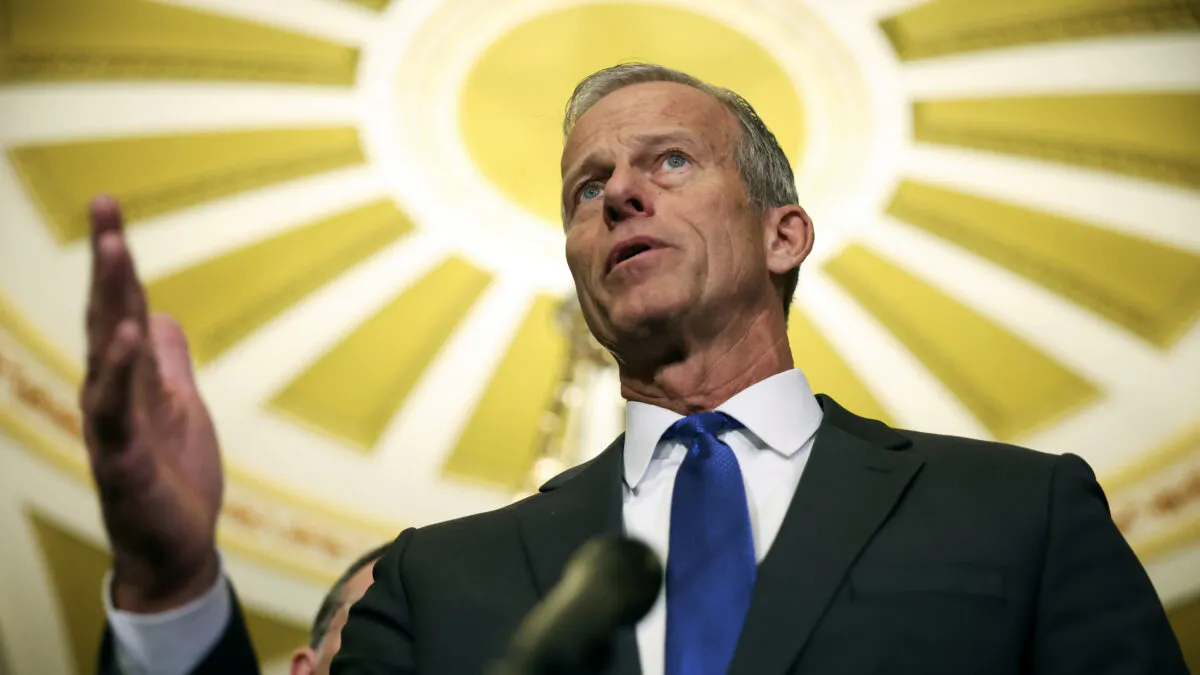 Trump ‘Probably Messing With You’ About 3rd Term, Thune Tells Reporters