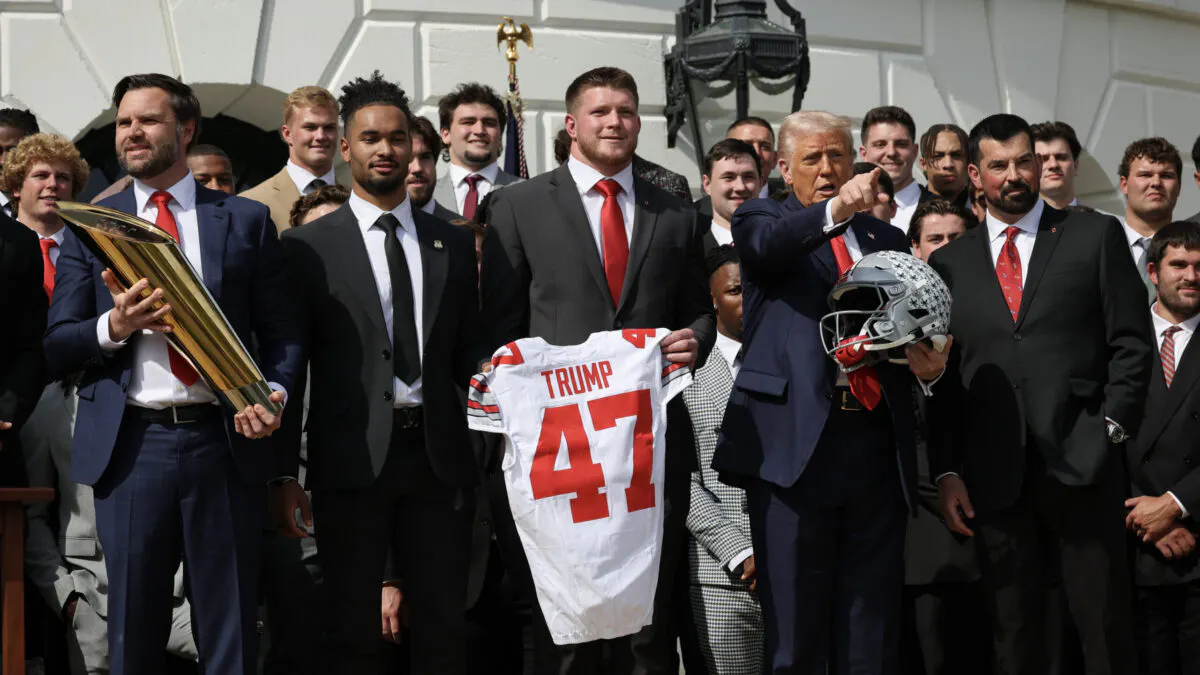 Trump, Vance Celebrate Ohio State’s 2025 National Championship At The White House